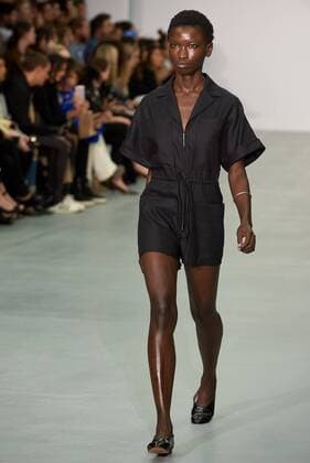 September 17, 2016 - London, England, United Kingdom - A Model presents creations by designer Barbara Casasola during the 2017 Spring Summer catwalk show at London Fashion Week in London on September 17, 2016. London United Kingdom  - ZUMAn230