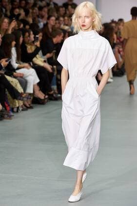 September 17, 2016 - London, England, United Kingdom - A Model presents creations by designer Barbara Casasola during the 2017 Spring Summer catwalk show at London Fashion Week in London on September 17, 2016. London United Kingdom  - ZUMAn230