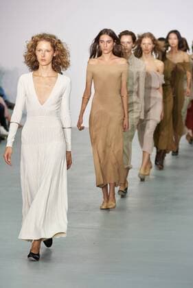 September 17, 2016 - London, England, United Kingdom - Models present creations by designer Barbara Casasola during the 2017 Spring Summer catwalk show at London Fashion Week in London on September 17, 2016. London United Kingdom  - ZUMAn230