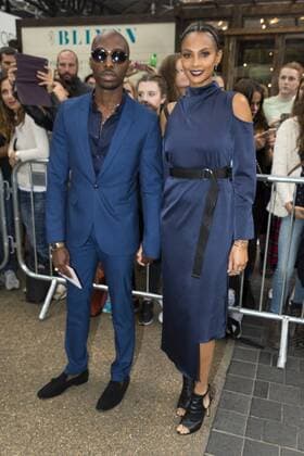 September 18, 2016 - London, London, UK - AZUKA ONONYE and ALESHA DIXON attends the TOP SHOP UNIQUE Spring Summer 2017 show. Models, buyers, celebrities and the stylish descend upon London Fashion Week for the Spring Summer 2017 clothes collection shows. London, UK. London UK  - ZUMAl94_