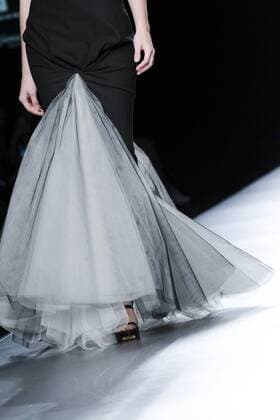 September 18, 2016 - Madrid, Madrid, Spain - A model walks on the runway at the Amaya Arzuaga Fashion Show at Madrid Fashion Week Spring Summer 2017 18 at Ifema, on September 18, 2016, in Madrid, Spain Madrid Spain  - ZUMAn230