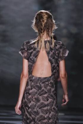 September 18, 2016 - Madrid, Madrid, Spain - A model walks on the runway at the Ailanto Fashion Show at Madrid Fashion Week Spring Summer 2017 18 at Ifema, on September 18, 2016, in Madrid, Spain Madrid Spain  - ZUMAn230