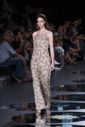September 18, 2016 - Madrid, Madrid, Spain - A model walks on the runway at the Ailanto Fashion Show at Madrid Fashion Week Spring Summer 2017 18 at Ifema, on September 18, 2016, in Madrid, Spain Madrid Spain  - ZUMAn230