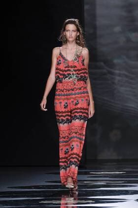 September 18, 2016 - Madrid, Madrid, Spain - A model walks on the runway at the Ailanto Fashion Show at Madrid Fashion Week Spring Summer 2017 18 at Ifema, on September 18, 2016, in Madrid, Spain Madrid Spain  - ZUMAn230