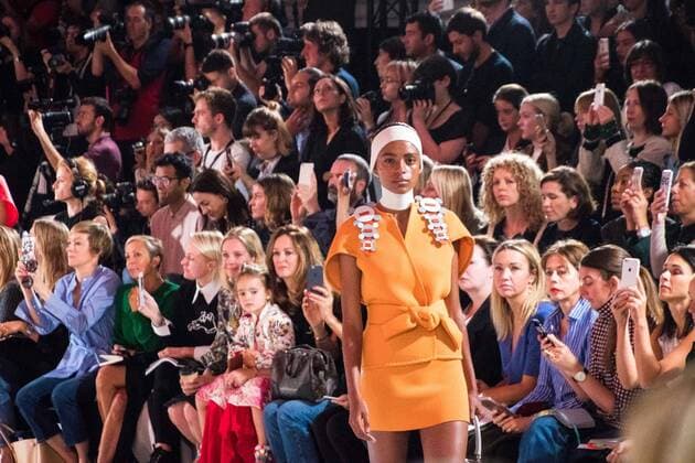 UK: Anya Hindmarsh The Anya Hindmarsh Spring Summer 2017 collection runway show during London Fashion Week in United Kingdom.  HughxPeterswald