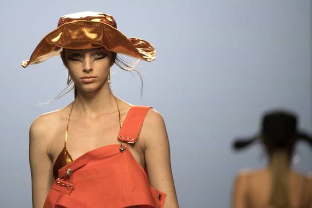 Model bei der Maria Escote Fashion Show auf der Mercedes-Benz Fashion Week Madrid Spring Summer 2017. Madrid, 18.09.2016 Maria Escote Model  Foto:xDyDxFotografosx xFuturexImage