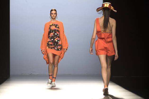 Models bei der Maria Escote Fashion Show auf der Mercedes-Benz Fashion Week Madrid Spring Summer 2017. Madrid, 18.09.2016 Maria Escote Models  Foto:xDyDxFotografosx xFuturexImage