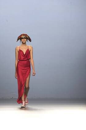Model bei der Maria Escote Fashion Show auf der Mercedes-Benz Fashion Week Madrid Spring Summer 2017. Madrid, 18.09.2016 Maria Escote Model  Foto:xDyDxFotografosx xFuturexImage