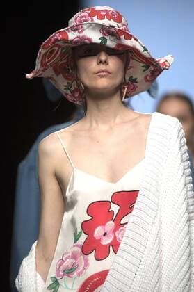 Model bei der Maria Escote Fashion Show auf der Mercedes-Benz Fashion Week Madrid Spring Summer 2017. Madrid, 18.09.2016 Maria Escote Model  Foto:xDyDxFotografosx xFuturexImage