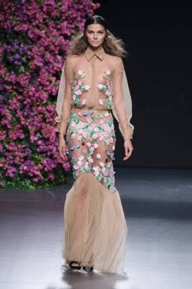 September 18, 2016 - Madrid, Spain - A model walks on the runway at Juana MartoÂ­n Fashion Show at Madrid Fashion Week Spring Summer 2017 18 at Ifema, on September 18, 2016, in Madrid, Spain Madrid Spain  - ZUMAn230