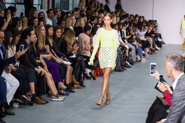UK: LFW David Koma Collection A model walks the David Koma Spring Summer 17 Collection runway show during London Fashion Week. FOR EDITORIAL USE ONLY.Pacific Press Agency  HughxPeterswald