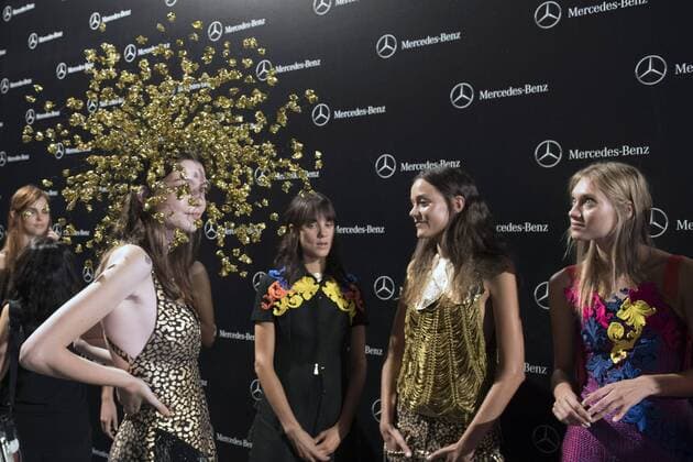 Models backstage bei der Alvarno Fashion Show auf der Mercedes-Benz Fashion Week Madrid Spring Summer 2017. Madrid, 19.09.2016 Alvarno Models  Foto:xDyDxFotografosx xFuturexImage