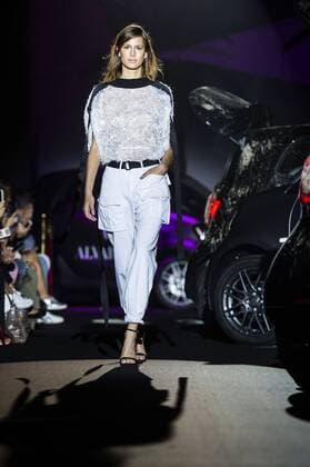 Model bei der Alvarno Fashion Show auf der Mercedes-Benz Fashion Week Madrid Spring Summer 2017. Madrid, 19.09.2016 Alvarno Model  Foto:xDyDxFotografosx xFuturexImage