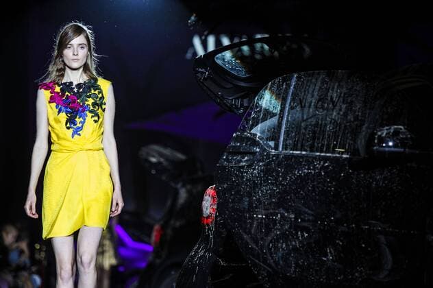 Model bei der Alvarno Fashion Show auf der Mercedes-Benz Fashion Week Madrid Spring Summer 2017. Madrid, 19.09.2016 Alvarno Model  Foto:xDyDxFotografosx xFuturexImage