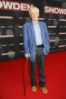 Hans Christian Ströbele Premiere Snowden Film, Fernsehen Universum Film Mathäser Palast München 19. September 2016