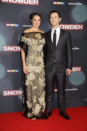 Shailene Woodley und Joseph Gordon-Levitt Premiere Snowden Film, Fernsehen Universum Film Mathäser Palast München 19. September 2016