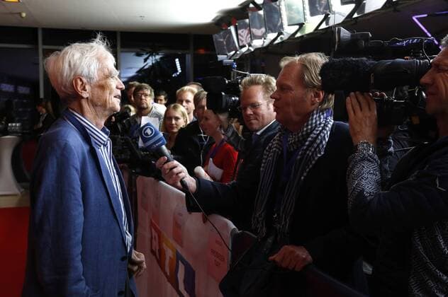 Hans-Christian Ströbele bei der Europapremiere des Kinofilms Snowden im Mathäser Filmpalast. München, 19.09.2016 Foto:xD.xBedrosianx xFuturexImage