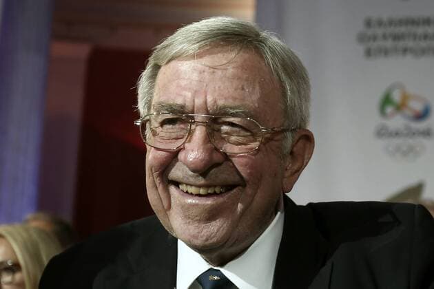 September 19, 2016 - Athens, Attica, Greece - Former King Constantine II of Greece, attends an event in honor of the 93 athletes of the Greek mission to the Rio 2016 Olympic Games, at Zappeion hall, in Athens on September 19, 2016 Athens Greece  - ZUMAn230