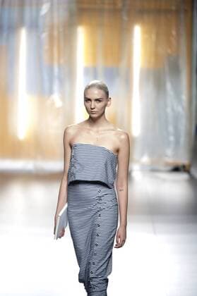 Model bei der Nouman Fashion Show auf der Mercedes-Benz Fashion Week Madrid Spring Summer 2017. Madrid, 20.09.2016 Nouman Model  Foto:xDyDxFotografosx xFuturexImage