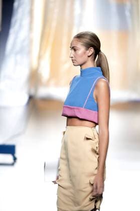 Model bei der Nouman Fashion Show auf der Mercedes-Benz Fashion Week Madrid Spring Summer 2017. Madrid, 20.09.2016 Nouman Model  Foto:xDyDxFotografosx xFuturexImage