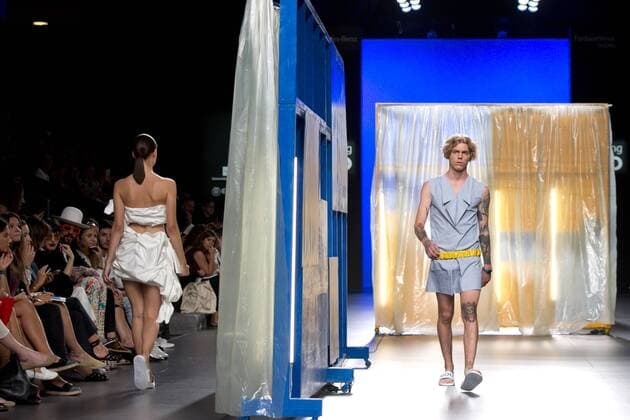 Model bei der Nouman Fashion Show auf der Mercedes-Benz Fashion Week Madrid Spring Summer 2017. Madrid, 20.09.2016 Nouman Model  Foto:xDyDxFotografosx xFuturexImage