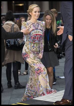 . 20 09 2016. London, United Kingdom. Emily Blunt arriving at the Girl on the Train world premiere in London.  xStephenxLockx xi-Imagesx IIM-13473-0033