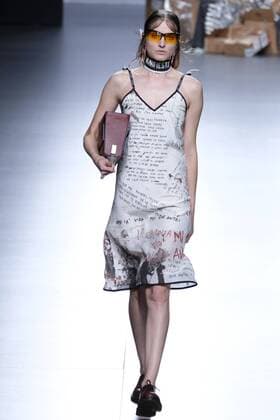 September 20, 2016 - Madrid, Madrid, Spain - A models walks during Euphemio FernoÂ¡ndez Fashion Show at Madrid EGO Fashion Week Spring Summer 2017 18 at Ifema, on September 20, 2016, in Madrid, Spain Madrid Spain  - ZUMAn230