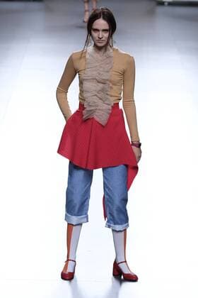 September 20, 2016 - Madrid, Madrid, Spain - A models walks Turing HABEY Fashion Show at Madrid EGO Fashion Week Spring Summer 2017 18 at Ifema, on September 20, 2016, in Madrid. Madrid Spain  - ZUMAn230