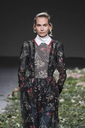 September 20, 2016 - Madrid, Madrid, Spain - A models walks during Elena Rial Fashion Show at Madrid EGO Fashion Week Spring Summer 2017 18 at Ifema, on September 20, 2016, in Madrid, Spain Madrid Spain  - ZUMAn230
