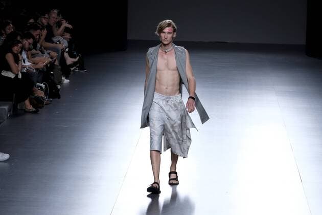 September 20, 2016 - Madrid, Spain - A models walks Turing Albec Bunsen Fashion Show at Madrid EGO Fashion Week Spring Summer 2017 18 at Ifema, on September 20, 2016, in Madrid, Spain Madrid Spain  - ZUMAn230