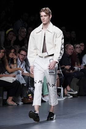 September 20, 2016 - Madrid, Madrid, Spain - A models walks during Euphemio FernoÂ¡ndez Fashion Show at Madrid EGO Fashion Week Spring Summer 2017 18 at Ifema, on September 20, 2016, in Madrid, Spain Madrid Spain  - ZUMAn230
