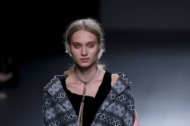 September 20, 2016 - Madrid, Spain - A models walks Turing Albec Bunsen Fashion Show at Madrid EGO Fashion Week Spring Summer 2017 18 at Ifema, on September 20, 2016, in Madrid, Spain Madrid Spain  - ZUMAn230