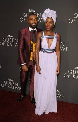 September 20, 2016 - Hollywood, CA, United States - 20 September 2016 - Hollywood, California - David Oyelowo and Lupita NyongÃ¢â‚¬â„¢o. Ã¢â‚¬Å Queen Of KatweÃ¢â‚¬Â Los Angeles Premiere held at the El Capitan Theater in Hollywood. Photo Credit: AdMedia Hollywood United States - ZUMAa123