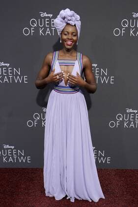 Lupita Nyong o QUEEN OF KATWE FILM PREMIERE Hollywood Patrick Rideaux PicturePerfect