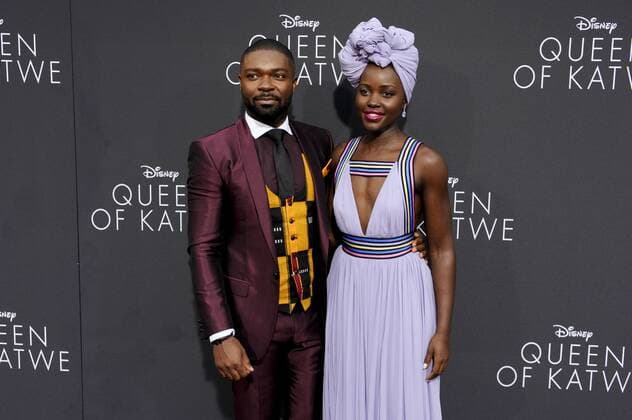 David Oyelowo & Lupita Nyong o QUEEN OF KATWE FILM PREMIERE Hollywood Patrick Rideaux PicturePerfect
