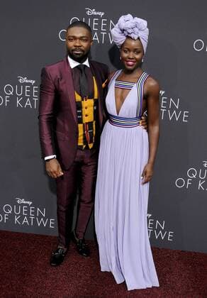 David Oyelowo & Lupita Nyong o QUEEN OF KATWE FILM PREMIERE Hollywood Patrick Rideaux PicturePerfect
