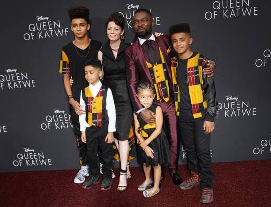 September 20, 2016 - Hollywood, CA, United States - 20 September 2016 - Hollywood, California - David Oyelowo, wife Jessica Oyelowo and their four children. Ã¢â‚¬Å Queen Of KatweÃ¢â‚¬Â Los Angeles Premiere held at the El Capitan Theater in Hollywood. Photo Credit: AdMedia Hollywood United States - ZUMAa123