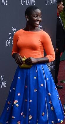 Cast member Madina Nalwanga attends the premiere of the motion picture biographical sport drama Queen of Katwe at the El Capitan Theatre in the Hollywood section of Los Angeles on September 20, 2016.  LAP2016092048 JIMxRUYMEN