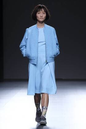 Madrid, Spain - A model walks on the runway at the XEVI FERNANDEZ of Kiev show during Mercedes-Benz Fashion Week Madrid Spring Summer 2017 at Ifema on September 19, 2016 in Madrid, Spain. Madrid Spain  - ZUMAn230