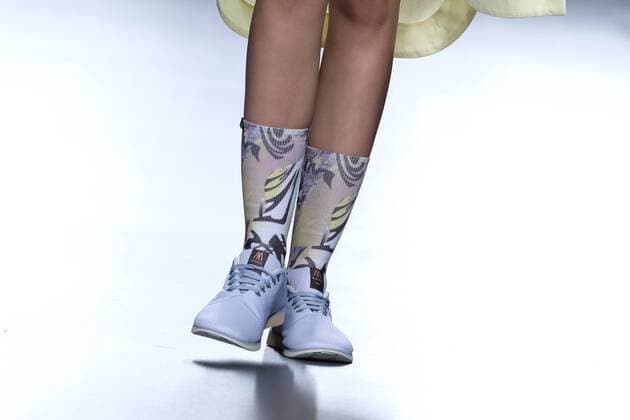 Madrid, Spain - A model walks on the runway at the XEVI FERNANDEZ of Kiev show during Mercedes-Benz Fashion Week Madrid Spring Summer 2017 at Ifema on September 19, 2016 in Madrid, Spain. Madrid Spain  - ZUMAn230