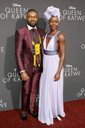 David Oyelowo und Lupita Nyong o bei der Queen Of Katwe Premiere am 20.09.2016 in Hollywood, Los Angeles Queen Of Katwe Premiere in Hollywood, Los Angeles, 2016 