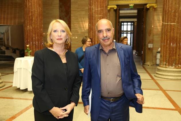 Alfred Fried Photography Award 2016 Wien, Parlament, 20. 09. 2016 Doris BURES, Abdessatar BEN MOUSSA