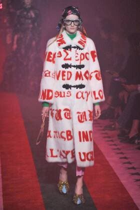 Milan Fashion Week, Women Spring Summer 2017. Milano, Moda Donna, Primavera Estate 2017. GUCCI catwalk. Pictured: model  Copyright: xRiccardoxGiordanoxSickix