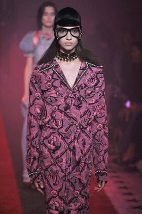 Milan Fashion Week, Women Spring Summer 2017. Milano, Moda Donna, Primavera Estate 2017. GUCCI catwalk. Pictured: model  Copyright: xRiccardoxGiordanoxSickix