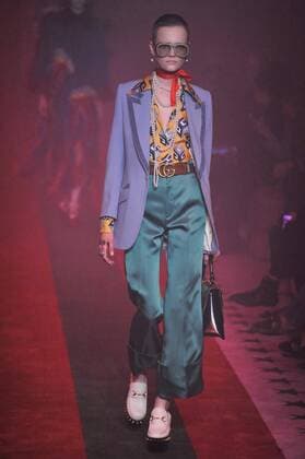 Milan Fashion Week, Women Spring Summer 2017. Milano, Moda Donna, Primavera Estate 2017. GUCCI catwalk. Pictured: model  Copyright: xRiccardoxGiordanoxSickix