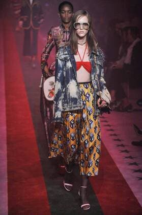 Milan Fashion Week, Women Spring Summer 2017. Milano, Moda Donna, Primavera Estate 2017. GUCCI catwalk. Pictured: model  Copyright: xRiccardoxGiordanoxSickix