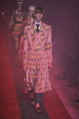 Milan Fashion Week, Women Spring Summer 2017. Milano, Moda Donna, Primavera Estate 2017. GUCCI catwalk. Pictured: model  Copyright: xRiccardoxGiordanoxSickix