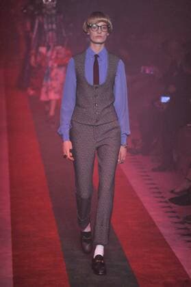 Milan Fashion Week, Women Spring Summer 2017. Milano, Moda Donna, Primavera Estate 2017. GUCCI catwalk. Pictured: model  Copyright: xRiccardoxGiordanoxSickix