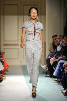 Milan Fashion Week, Women Spring Summer 2017. Milano, Moda Donna, Primavera Estate 2017. Kristina Ti catwalk. Pictured: model  Copyright: xRiccardoxGiordanoxSickix