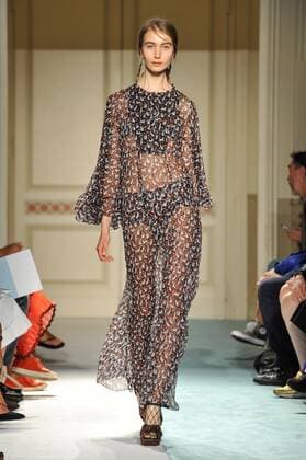 Milan Fashion Week, Women Spring Summer 2017. Milano, Moda Donna, Primavera Estate 2017. Kristina Ti catwalk. Pictured: model  Copyright: xRiccardoxGiordanoxSickix